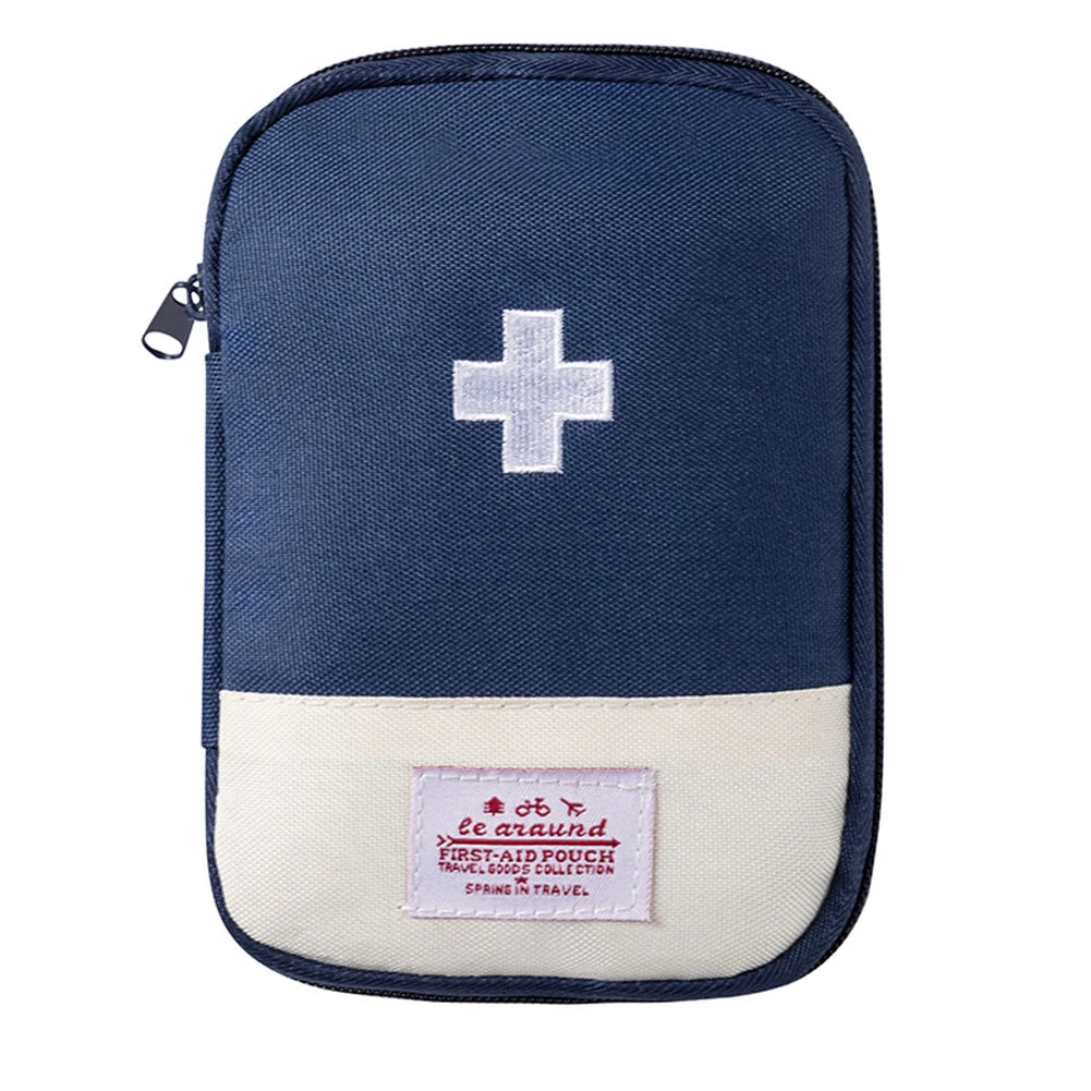 Portable Emergency Medicine Bag – Mini First Aid Kit Storage for Camping & Travel